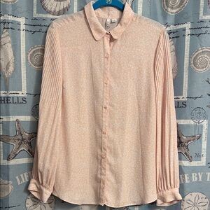 Elle Blush Pink Patterned Top